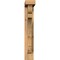 Ekena Millwork Olympic Block Smooth Bracket w/ Offset Brace, Western Red Cedar, 3 1/2"W x 14"D x 22"H BKT0402X14X22OLY05SWR - alternate 2